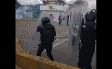 Inician investigación por muerte cerebral de normalista tras enfrentamiento con policías