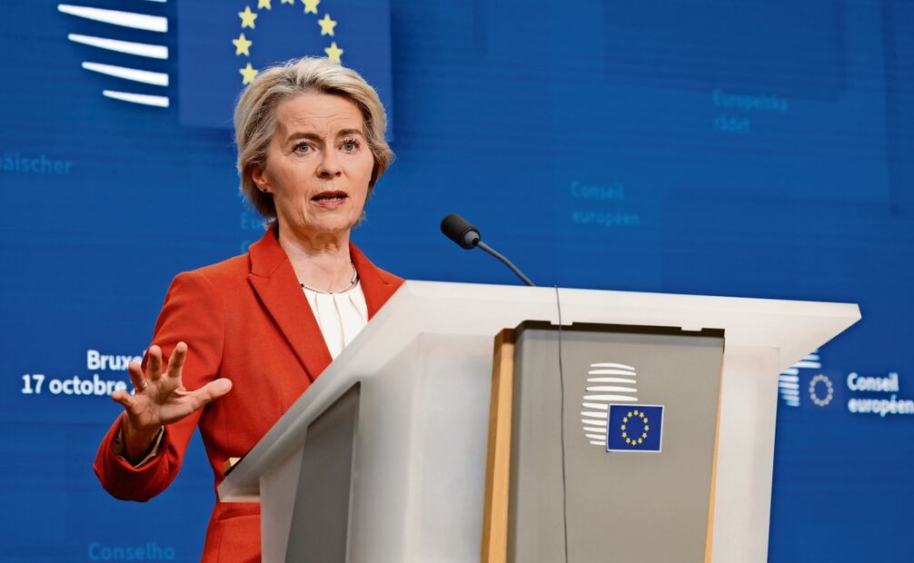 La presidenta de la Comisión Europea, Ursula von der Leyen. Foto: Geert Vanden Wijngaert / AP