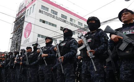 Policías estatales custodian paquetería y documentación para elecciones por usos y costumbres en Chiapas; elegirán alcalde y cabildo