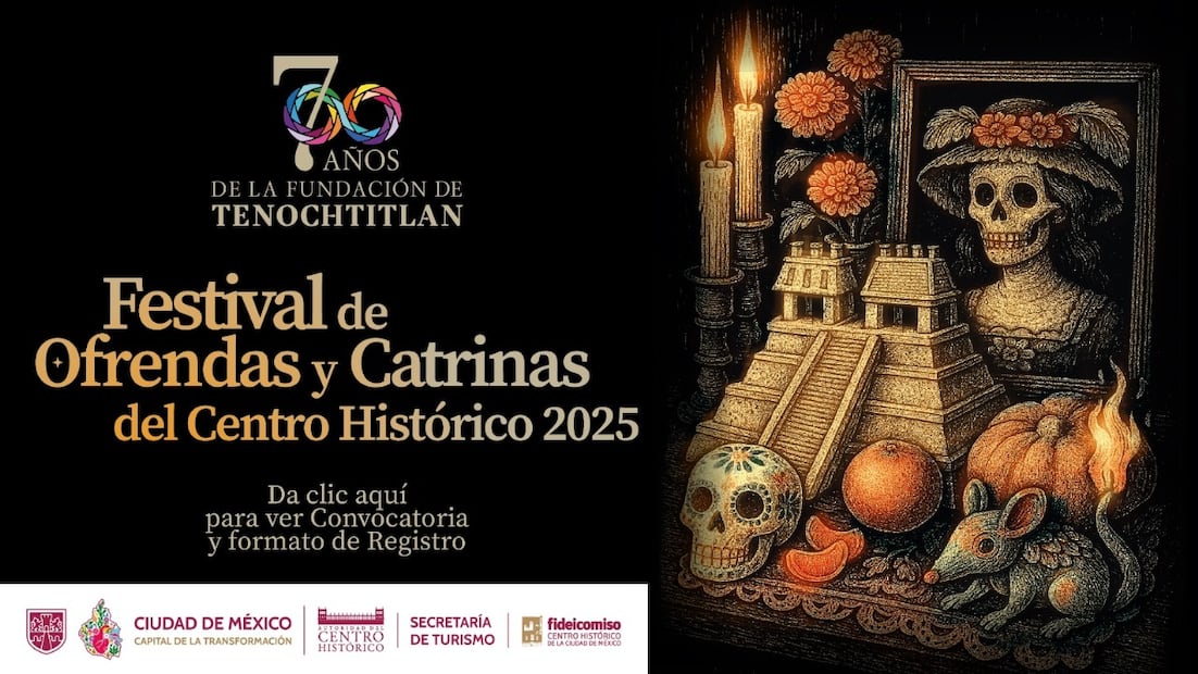 En el Festival de Ofrendas y Catrinas 2025 se estima la participación de más de 200 ofrendas. Foto: X @ach_CDMX