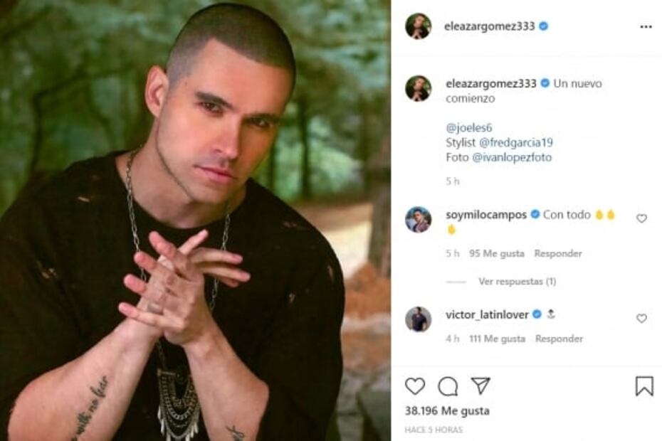 Eleazar Gómez anuncia un "nuevo comienzo"