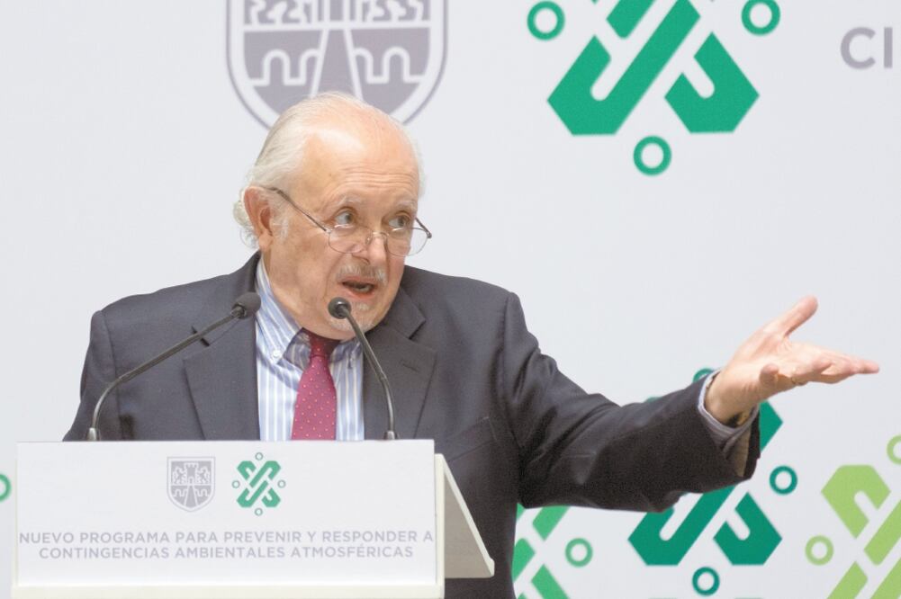 Mario Molina ganó el Premio Nobel de Química en 1995 y es asesor de la Ciudad de México en políticas ambientales. Foto: GRACIELA LÓPEZ. CUARTOSCURO