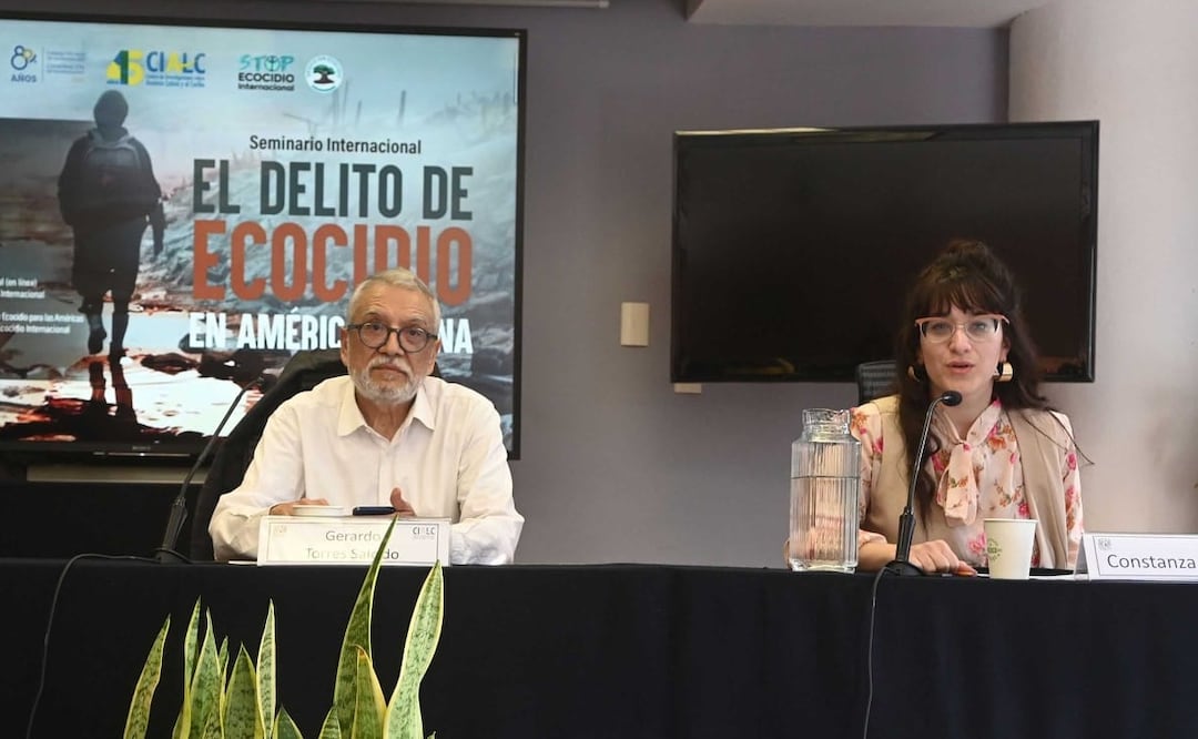 Seminario Internacional El delito de ecocidio en América Latina (1/10/2025). Foto: Especial