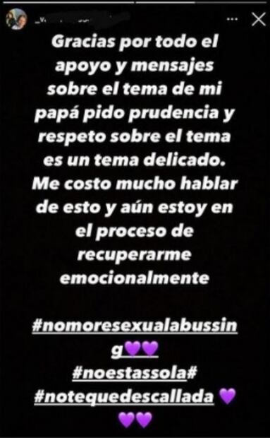 Hija de Ricardo Crespo rompe el silencio y alza la voz en redes sociales