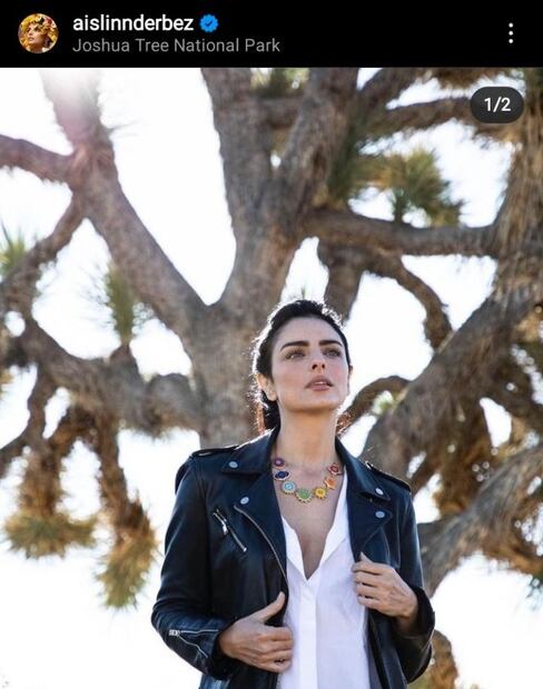 Aislinn Derbez muestra cómo llevar un atrevido look con pants y tacones 