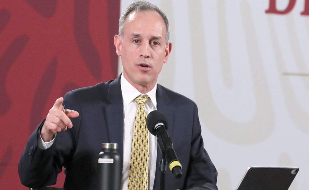 Dr. López-Gatell did have time to defend Minister Irma Eréndira Sandoval - Photo: Berenice Fregoso/EL UNIVERSAL