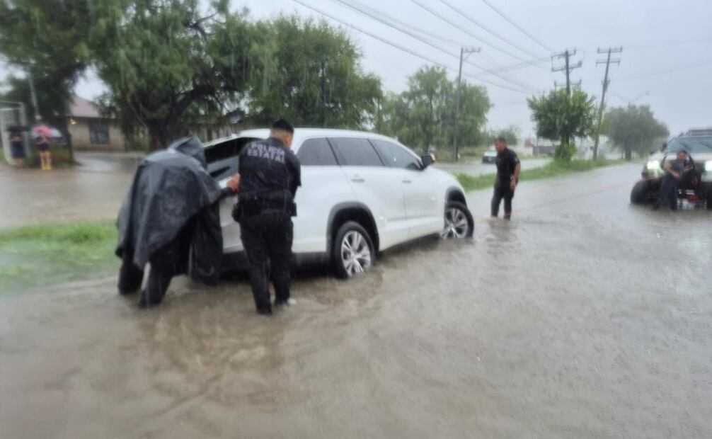 Tormenta deja inundaciones en Piedras Negras, Coahuila (07/09/2025). Foto: Especial