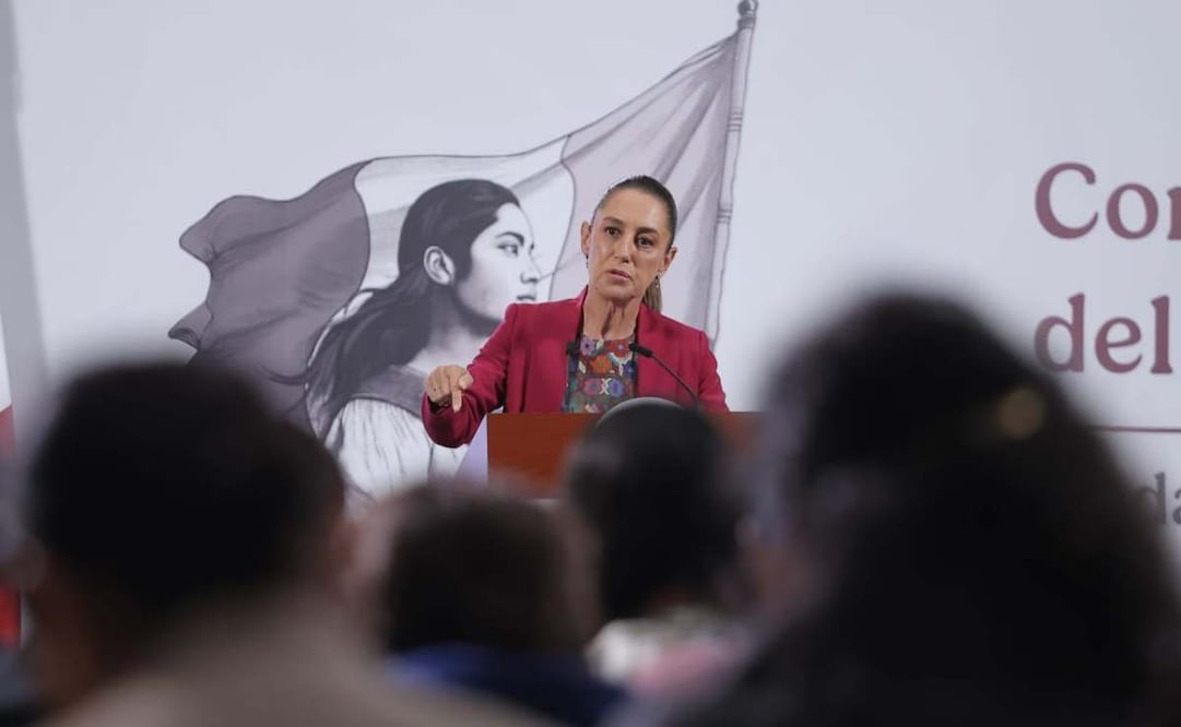 Claudia Sheinbaum Pardo en su conferencia del 18 de septiembre de 2025. Foto: Gabriel Pano / EL UNIVERSAL