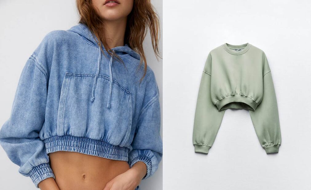 Sudadera de otoño. Foto: Pull and Bear / Zara