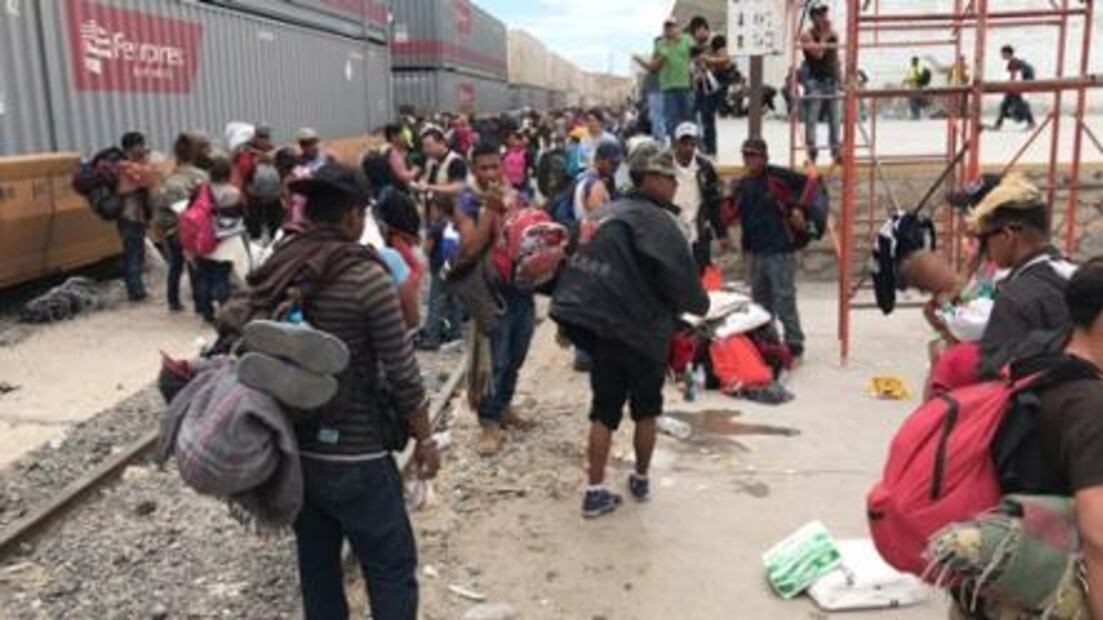 Caravana inicia arribo a la frontera norte
