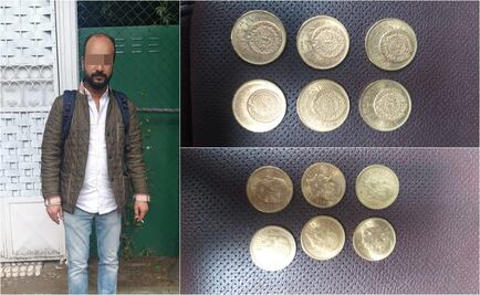 Detienen a hombre en Polanco con 20 centenarios