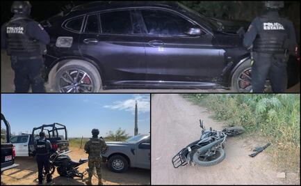 Aseguran vehículos, armas y presunta droga en tres municipios de Sinaloa; no hay detenidos