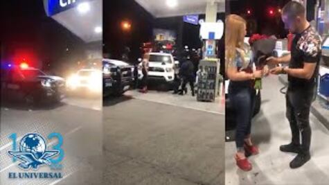 Finge ser detenido para pedir matrimonio