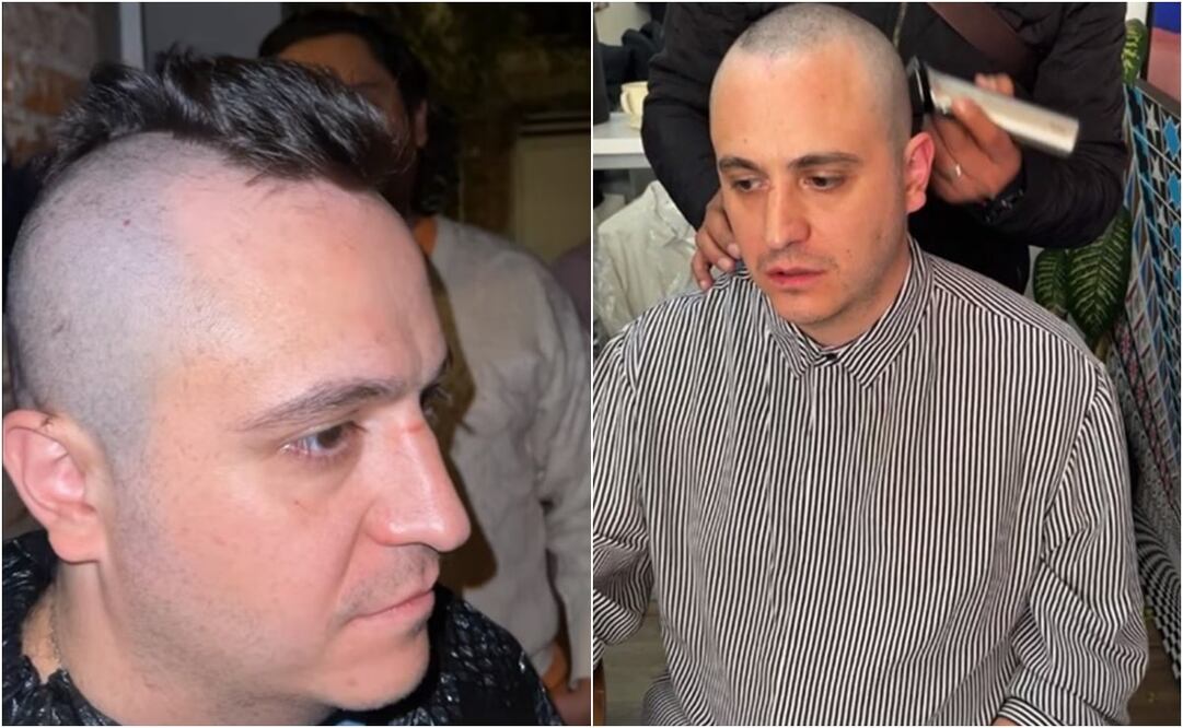 El comediante reapareció en un live de Instagram para raparse en público. Foto: Instagram. @richieofarrill