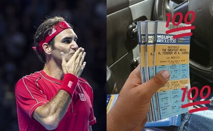 Más de 50 mil pesos vale ver a Roger Federer en México