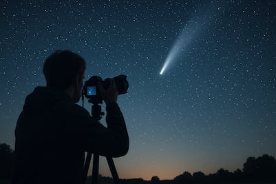 ¿A qué hora ver el Cometa Lemmon 2025 hoy, 25 de octubre? Consejos prácticos para fotografiarlo