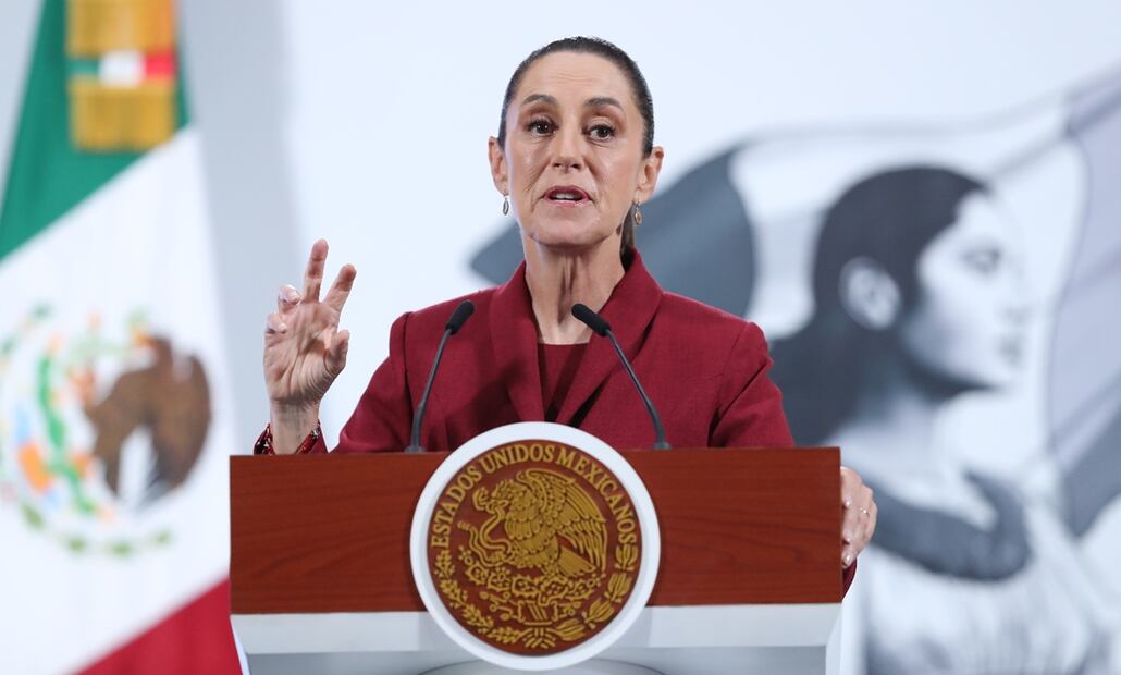 La presidenta Sheinbaum Pardo se manifestó en contra del endurecimiento del bloqueo económico a Cuba por parte de Estados Unidos, y adelantó que esa será siempre la posición del Gobierno de México. Foto: EFE