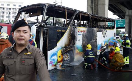 Se incendia autobús escolar en Tailandia; calculan al menos 20 muertos