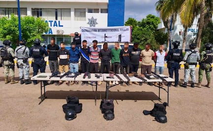 Fuerzas estatales y federales detienen en Culiacán y Navolato a 18 personas armadas, entre ellas, una mujer