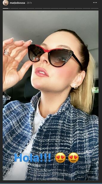 Marjorie de Sousa enseña sus piernas al estilo Chanel