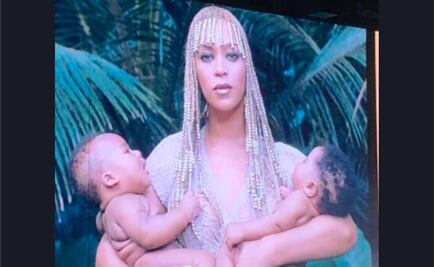 Beyoncé muestra a sus gemelos en gira con Jay Z