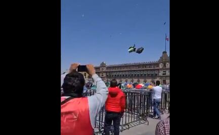 ¿Performance? Vuelan casas de campaña vacías de FRENAAA en el Zócalo