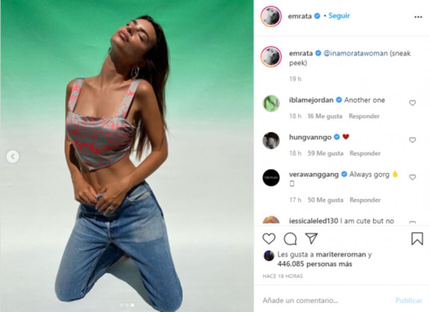 Emily Ratajkowski te enseña a llevar la pieza clave del verano: el mini top