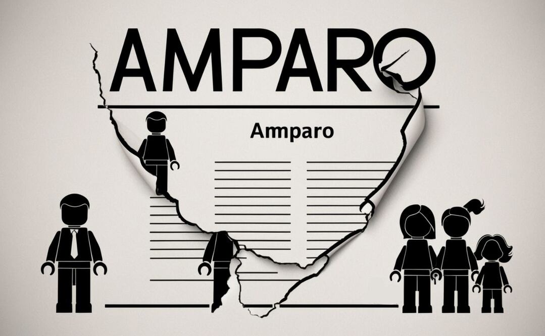 La reciente reforma limita los efectos generales de las suspensiones en juicios de amparo. Ilustración: Generada con Inteligencia Artificial.