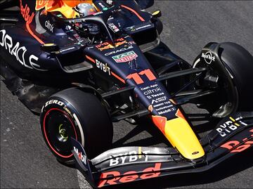 Checo Pérez logra el mejor tercer tiempo en la práctica libre dos del GP de Mónaco