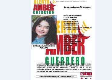 Hallan muerta a niña de 13 años que estaba desparecida en Guerrero