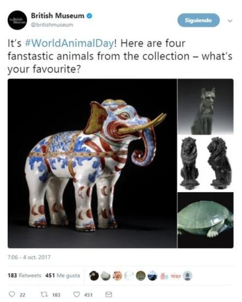 Museos celebran el Día Mundial de los Animales