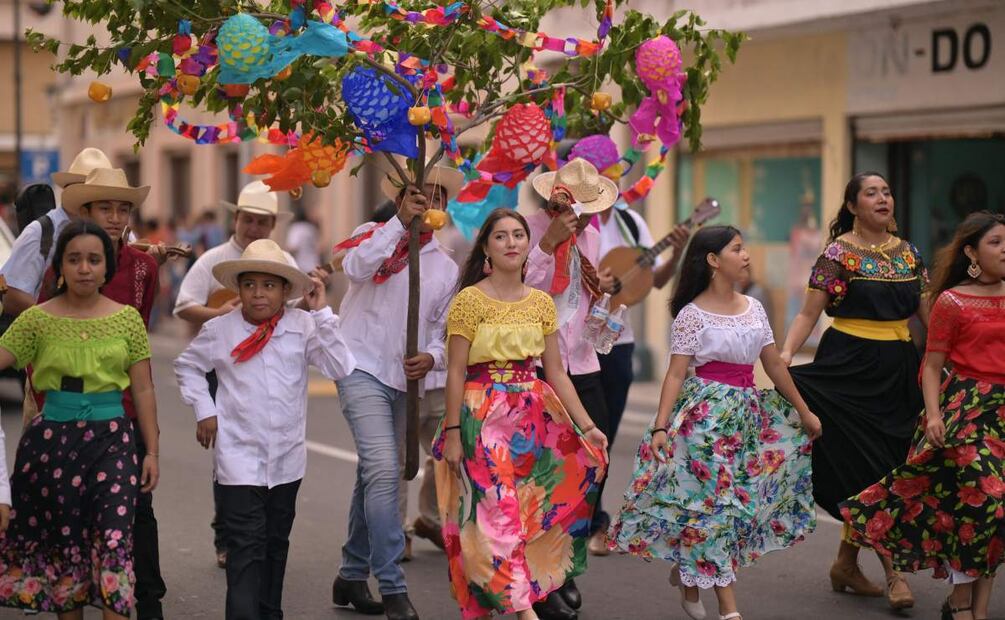 Arranca colorido encuentro cultural Yolpaki en puerto de Veracruz (23/05/2025). Foto: Especial