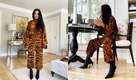 Martha Debayle muestra cómo llevar el animal print al siguiente nivel