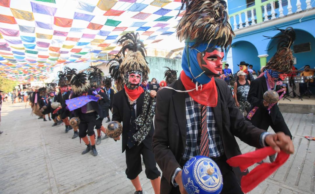 Este fin de semana se celebró el Carnaval de los pueblos Nu ’u Savi de la Mixteca, en la Costa de Oaxaca, con el tradicional baile de los Tejorones. (03/03/2025) Foto: Edwin Hernández | El Universal