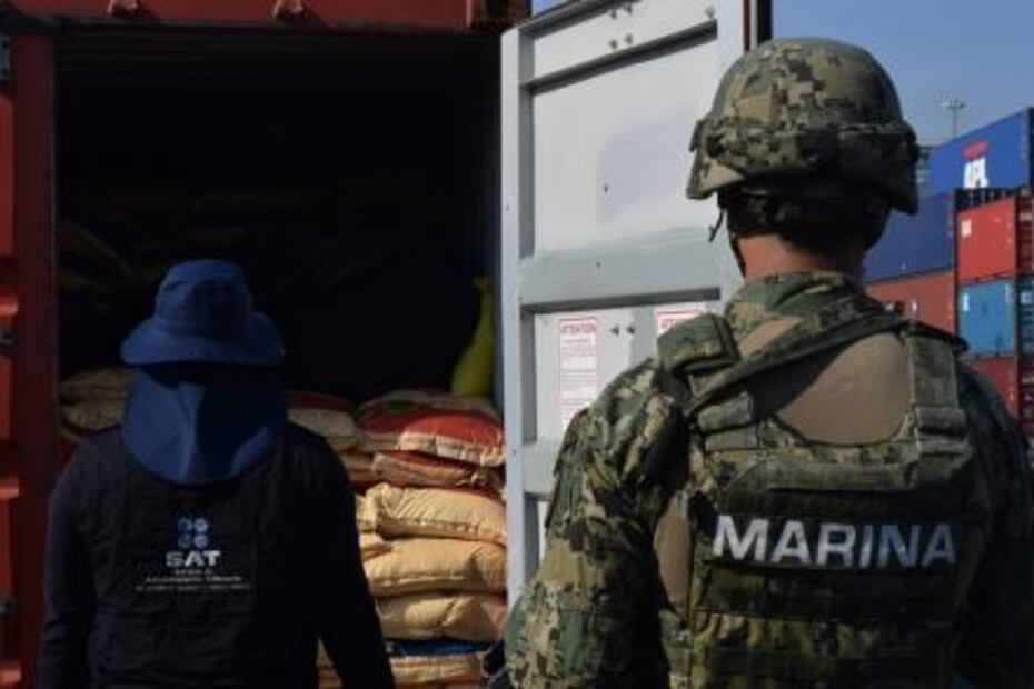 Asegura Marina contenedor con 135 kilos de cocaína en Manzanillo