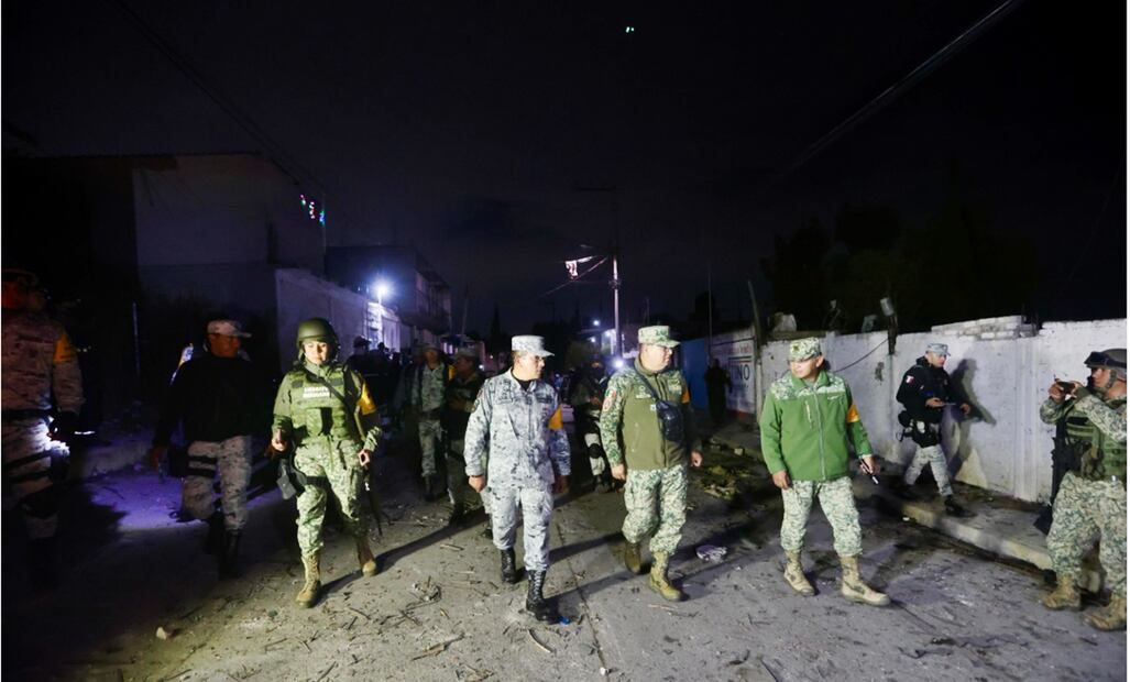 Explota polvorín en Chimalhuacán. Foto: Valente Rosas/EL UNIVERSAL