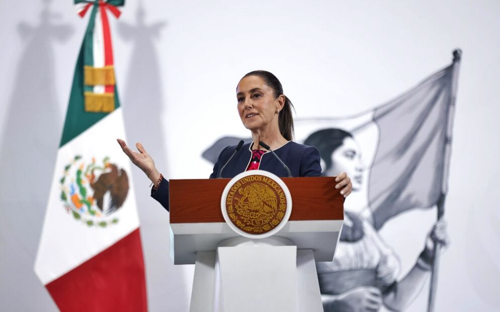 Ante las protestas de diversas facultades y escuelas de la UNAM por la demanda de comedores subsidiados y contra la criminalización de la manifestación, la presidenta Claudia Sheinbaum pidió que debe prevalecer el diálogo por parte de los estudiantes y la autoridad para que se busquen soluciones. Foto: Diego Simón Sánchez/EL UNIVERSAL