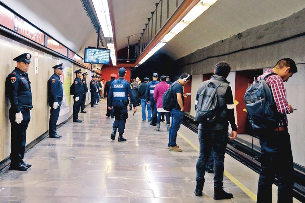 Los policías fueron preparados en logística y estrategia, informan autoridades. Foto: STC METRO