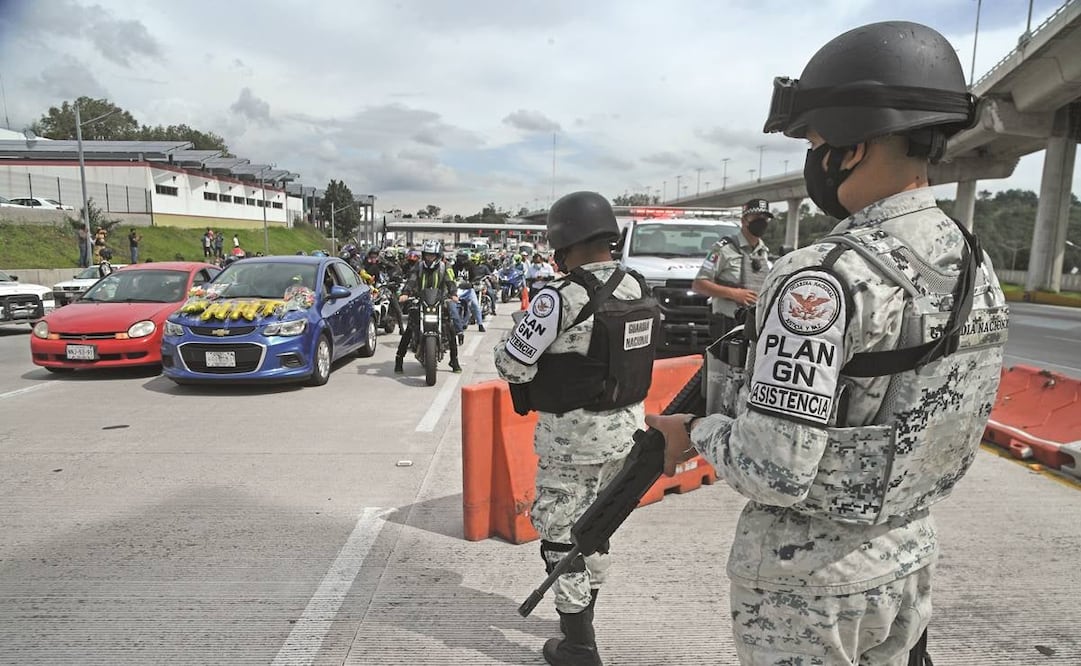 Los elementos de la Guardia Nacional, según el oficio con número GN/S.P/Ss.P.C/1008/2021, fueron notificados de su cambio el 6 de septiembre y el 16 de septiembre debieron presentarse a sus nuevas áreas. Foto: Archivo/EL UNIVERSAL.