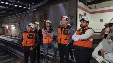 Obras en tramo Sevilla-Chapultepec de Línea 1 del Metro "avanzan en tiempo y forma", asegura STC; no dan fecha de reapertura