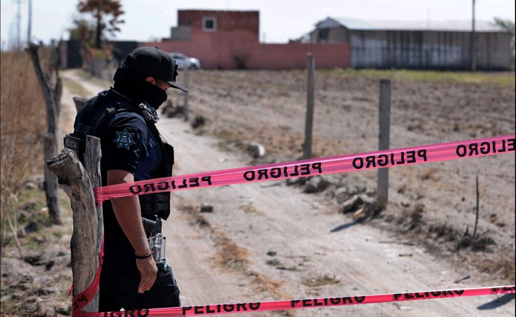 Imagen del rancho Izaguirre en la comunidad La Estanzuela donde el colectivo 'Guerreros Buscadores' localizó tres crematorios humanos mientras buscaba a sus familiares en Teuchitlán, Jalisco. Foto: AFP
