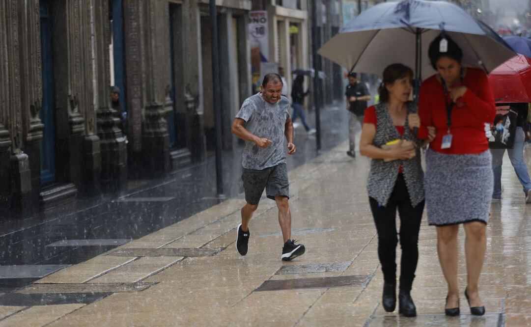 Lluvia hoy en la CDMX (12/06/2025) Foto: Diego Simón / EL UNIVERSAL
