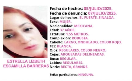 Identifican restos calcinados hallados dentro de un vehículo en Sinaloa; se trata de Estrella Lizbeth, de 37 años