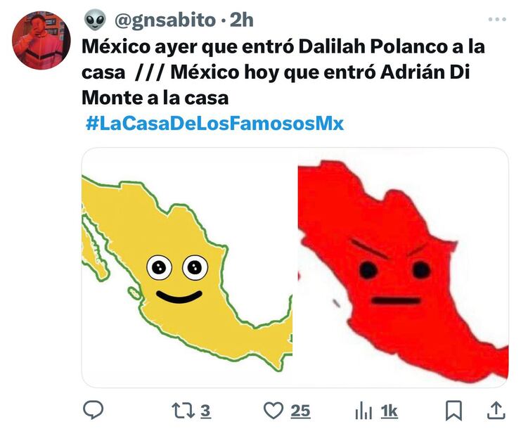 La entrada del actor a La Casa de los Famosos, provocó revuelo en la red. Foto: X