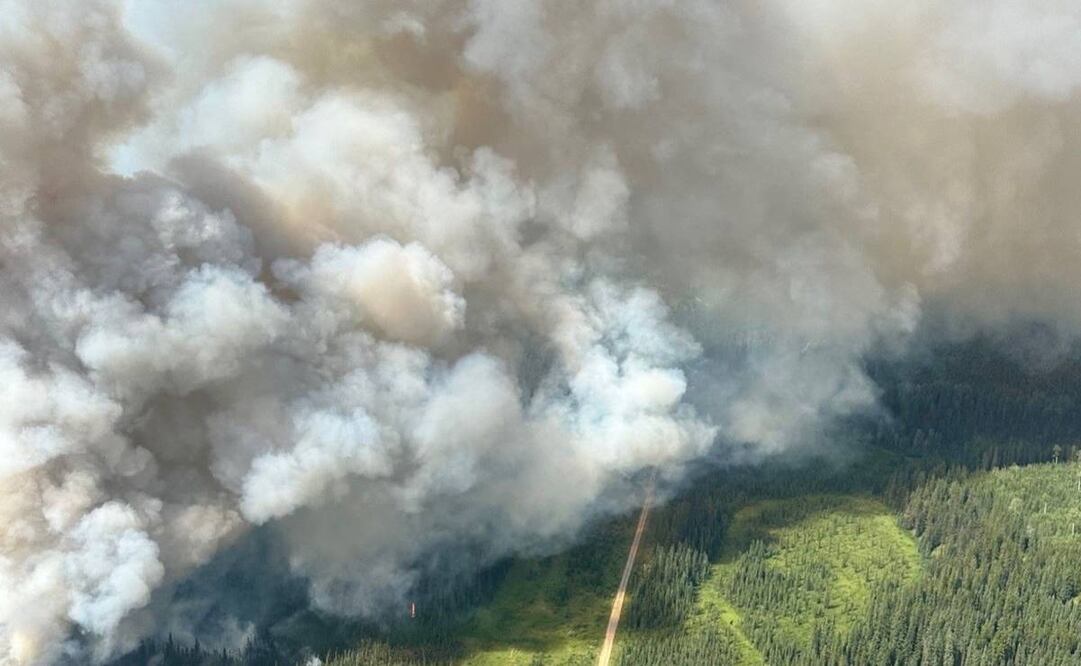 Incendios que consumieron el Parque Nacional de Jasper. Foto: EFE