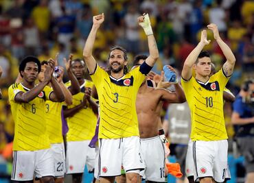 La triste eliminación de Colombia en Brasil 2014