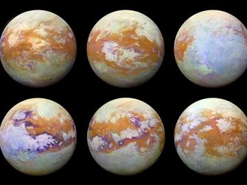 Así se ve Titán, la luna más grande de Saturno