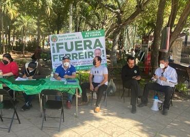 Recaban firmas para revocar mandato de alcalde Jesús Estrada en Culiacán