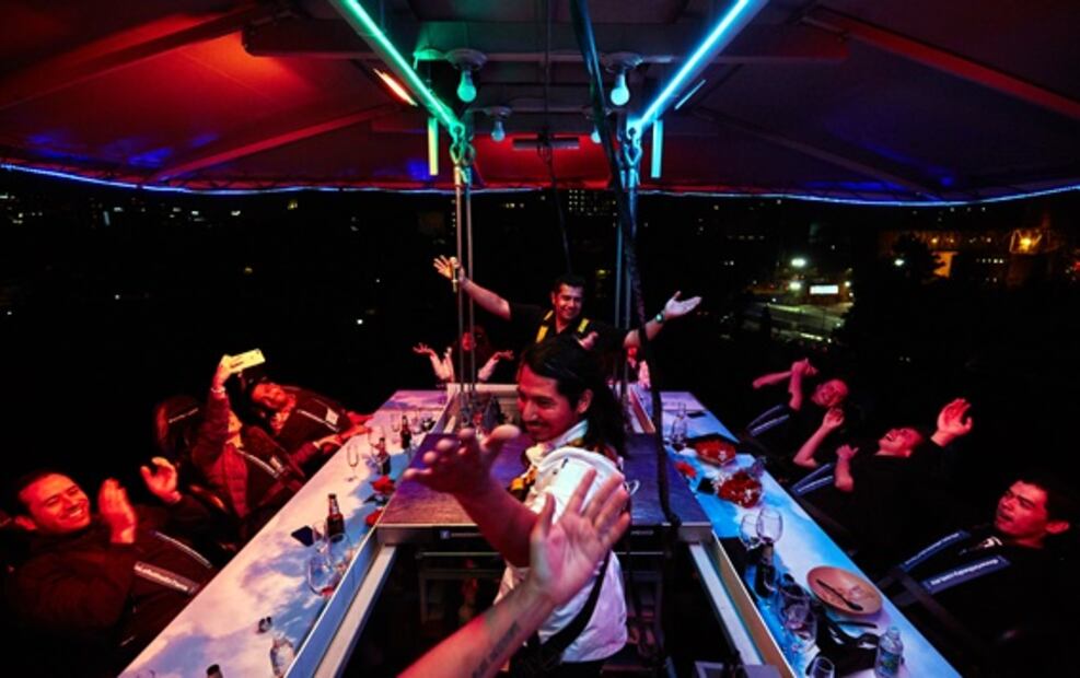 Ahora podrás vivir la experiencia de Dinner in the Sky en Campo Marte