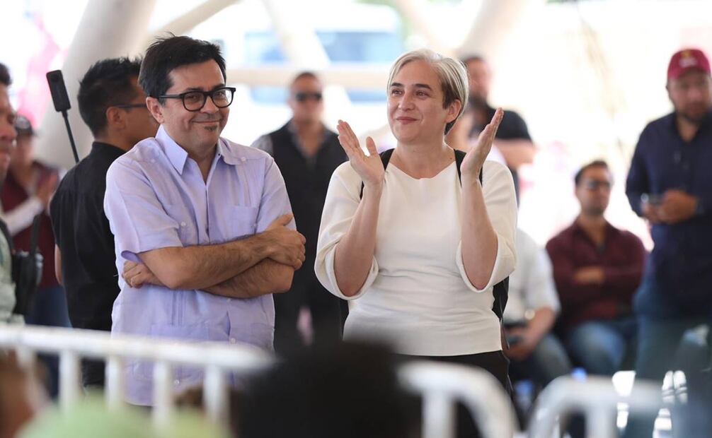 Sheinbaum Pardo tuvo una relación cercana con Ada Colau cuando en el 2018 firmaron una Declaración de Intenciones para estrechar los lazos de cooperación. Foto: Especial